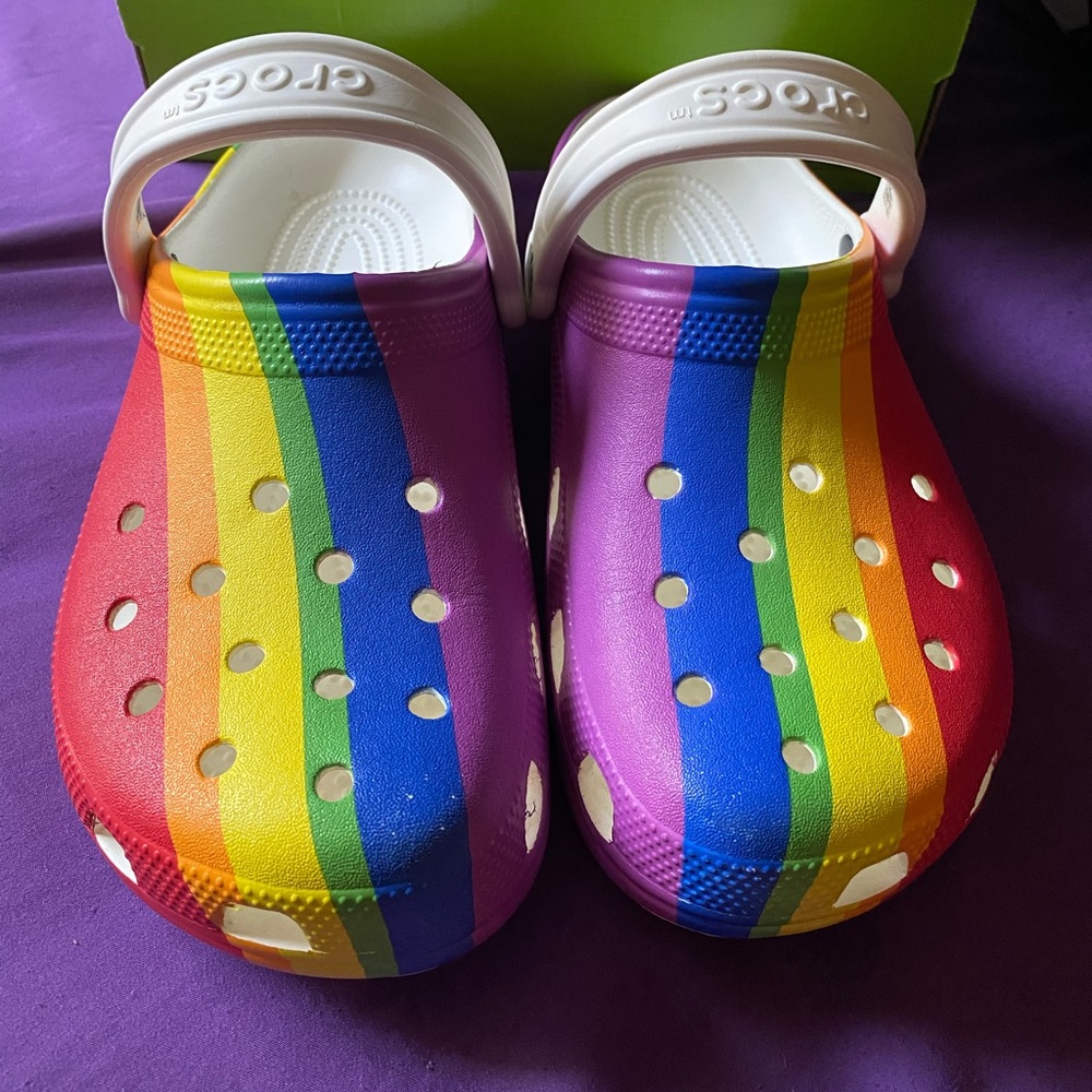 Pride/Rainbow Crocs